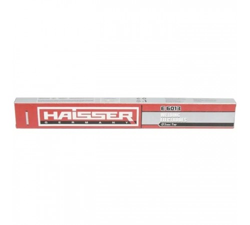 Електроди HAISSER E 6013, 3.0мм, упаковка 1кг (63815) Електроди HAISSER E 6013, 3.0мм, упаковка 1кг (63815)