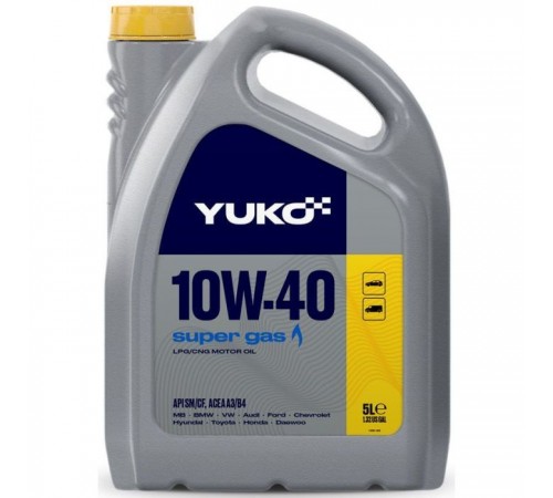 Моторна олива Yuko SUPER GAS 10W-40 5л (4820070244519) Моторна олива Yuko SUPER GAS 10W-40 5л (4820070244519)
