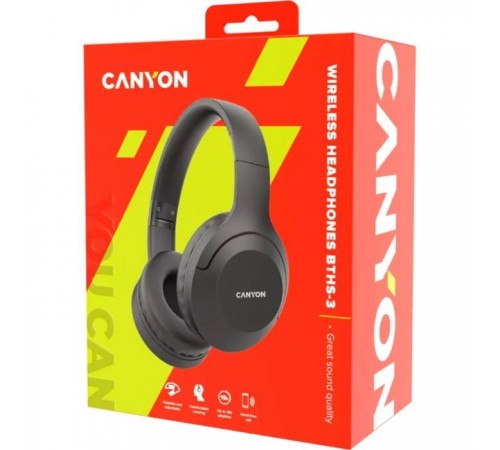 Наушники Canyon BTHS-3 Dark Grey (CNS-CBTHS3DG) Наушники Canyon BTHS-3 Dark Grey (CNS-CBTHS3DG)