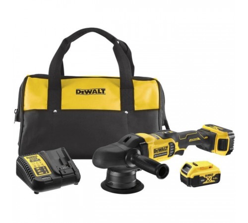 Шліфувальна машина DeWALT полірувальна 18В XR Li-Ion, 2x5Ah, кейс TSTAK (DCM848P2) Шліфувальна машина DeWALT полірувальна 18В XR Li-Ion, 2x5Ah, кейс TSTAK (DCM848P2)