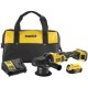 Шліфувальна машина DeWALT полірувальна 18В XR Li-Ion, 2x5Ah, кейс TSTAK (DCM848P2)