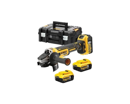 Шлифовальная машина DeWALT DCG405 18В XR Li-lon, 125 мм, 3x5Ah, кейс TSTAK (DCG405P3) Шлифовальная машина DeWALT DCG405 18В XR Li-lon, 125 мм, 3x5Ah, кейс TSTAK (DCG405P3)