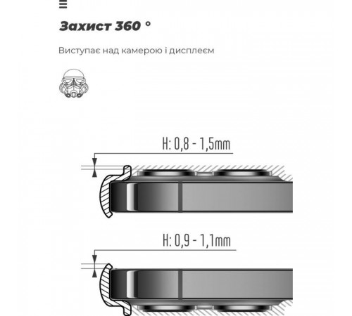 Чохол до мобільного телефона Armorstandart ICON Case OPPO A17 4G Camera cover Black (ARM64847) Чохол до мобільного телефона Armorstandart ICON Case OPPO A17 4G Camera cover Black (ARM64847)