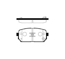 Тормозные колодки HI-Q SP1197