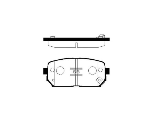 Тормозные колодки HI-Q SP1197 Тормозные колодки HI-Q SP1197