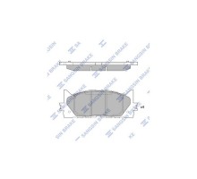 Тормозные колодки HI-Q SP2080
