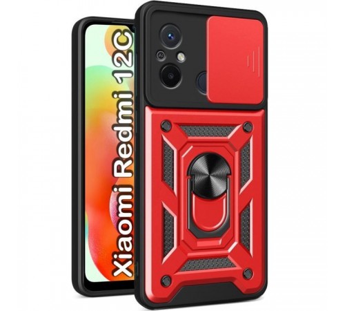 Чохол до мобільного телефона BeCover Military Xiaomi Redmi 12C Red (709168) Чохол до мобільного телефона BeCover Military Xiaomi Redmi 12C Red (709168)