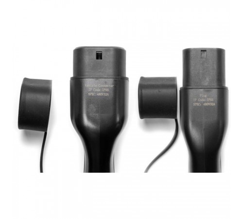 Зарядний кабель для електромобіля HiSmart Type 2, 32A, 22кВт, 3 фазный, 5м (EV200023) Зарядний кабель для електромобіля HiSmart Type 2, 32A, 22кВт, 3 фазный, 5м (EV200023)