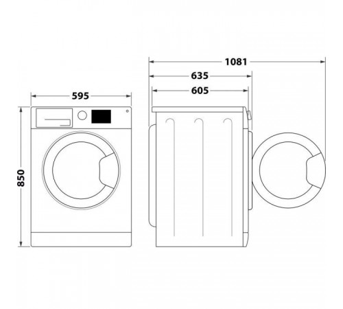 Пральна машина Whirlpool FFWDB 1176258 BCV UA