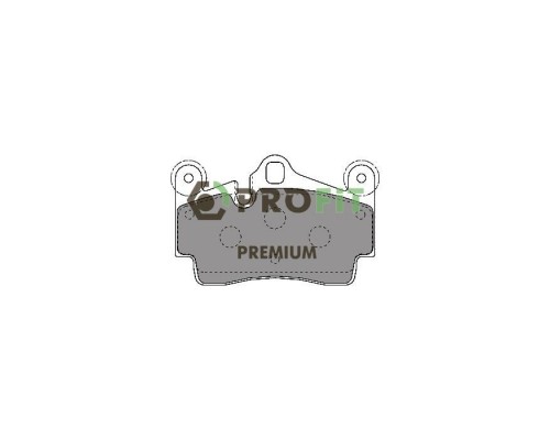 Тормозные колодки Profit 5005-1627 Тормозные колодки Profit 5005-1627