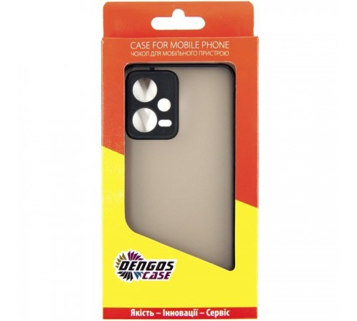 Чохол до мобільного телефона Dengos Matte Xiaomi Redmi Note 12 5g (black) (DG-TPU-MATT-129) Чохол до мобільного телефона Dengos Matte Xiaomi Redmi Note 12 5g (black) (DG-TPU-MATT-129)