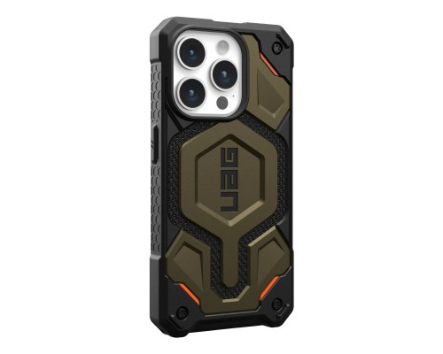 Чохол до мобільного телефона UAG Apple iPhone 15 Pro Monarch Pro Magsafe, Kevlar Elemental Green (11422111397B)