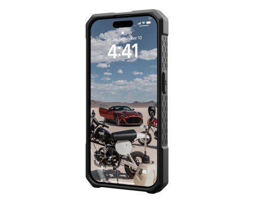 Чохол до мобільного телефона UAG Apple iPhone 15 Pro Monarch Pro Magsafe, Kevlar Elemental Green (11422111397B)