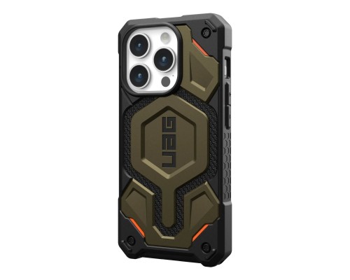 Чохол до мобільного телефона UAG Apple iPhone 15 Pro Monarch Pro Magsafe, Kevlar Elemental Green (11422111397B)