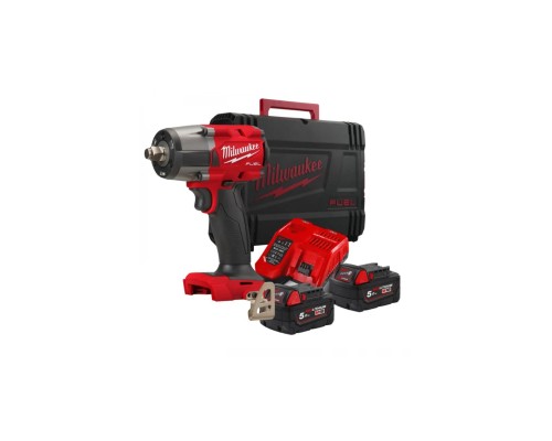 Гайковерт Milwaukee импульсный 1/2"881 Нм с фрикционным кольцом M18 FMTIW2F12-502X (4933478450) Гайковерт Milwaukee импульсный 1/2"881 Нм с фрикционным кольцом M18 FMTIW2F12-502X (4933478450)