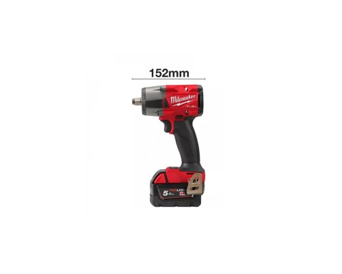 Гайковерт Milwaukee импульсный 1/2"881 Нм с фрикционным кольцом M18 FMTIW2F12-502X (4933478450) Гайковерт Milwaukee импульсный 1/2"881 Нм с фрикционным кольцом M18 FMTIW2F12-502X (4933478450)