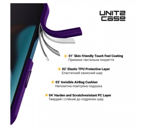Чохол до мобільного телефона Armorstandart UNIT2 Apple iPhone 14 Pro Purple (ARM69948)