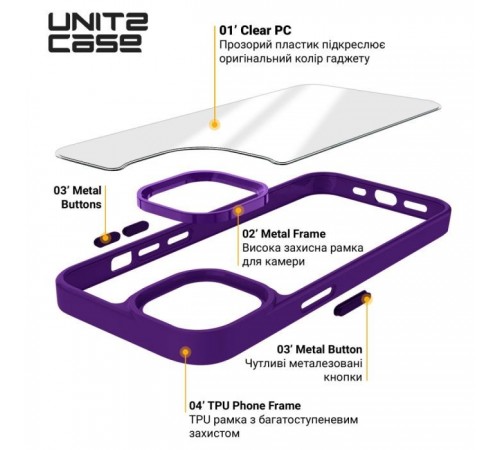 Чохол до мобільного телефона Armorstandart UNIT2 Apple iPhone 14 Pro Purple (ARM69948)