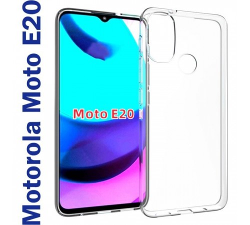 Чохол до мобільного телефона BeCover Motorola Moto E20 Transparancy (706922) Чохол до мобільного телефона BeCover Motorola Moto E20 Transparancy (706922)