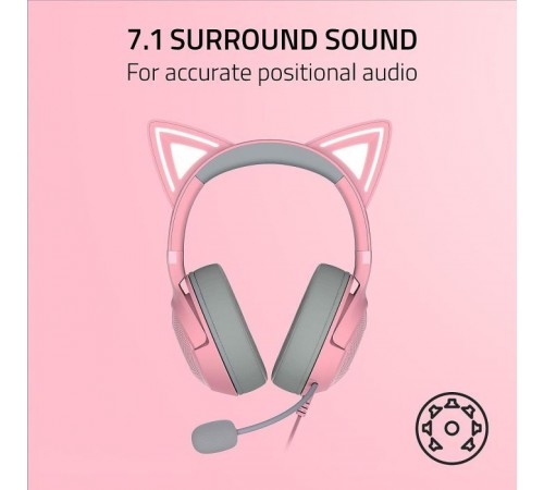 Наушники Razer Kraken Kitty V2 Quartz (RZ04-04730200-R3M1) Наушники Razer Kraken Kitty V2 Quartz (RZ04-04730200-R3M1)