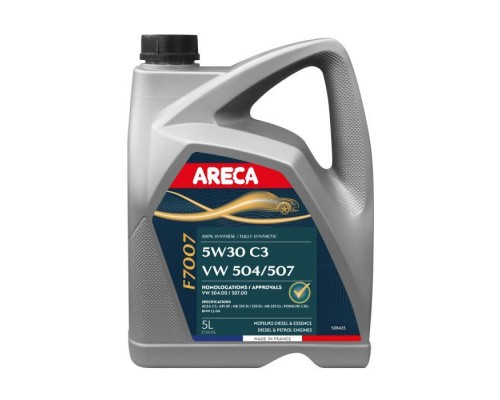 Моторна олива Areca F7007 5W-30 5л (50842) Моторна олива Areca F7007 5W-30 5л (50842)