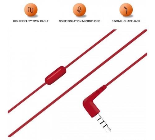 Навушники JBL C50 HI Red (JBLC50HIRED) Навушники JBL C50 HI Red (JBLC50HIRED)