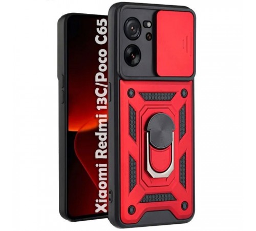Чохол до мобільного телефона BeCover Military Xiaomi Redmi 13C / Poco C65 Red (710564) Чохол до мобільного телефона BeCover Military Xiaomi Redmi 13C / Poco C65 Red (710564)