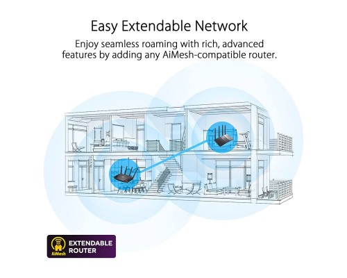 Маршрутизатор ASUS RT-AX5400 (90IG0860-MO3B00) Маршрутизатор ASUS RT-AX5400 (90IG0860-MO3B00)
