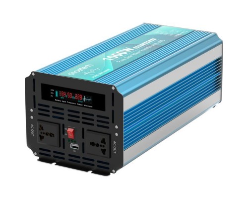 Автомобільний інвертор Choetech 12/220V 1000Вт, з функцією ДБЖ, чиста синусоїда (INV-C1000WUPS-EU) Автомобільний інвертор Choetech 12/220V 1000Вт, з функцією ДБЖ, чиста синусоїда (INV-C1000WUPS-EU)