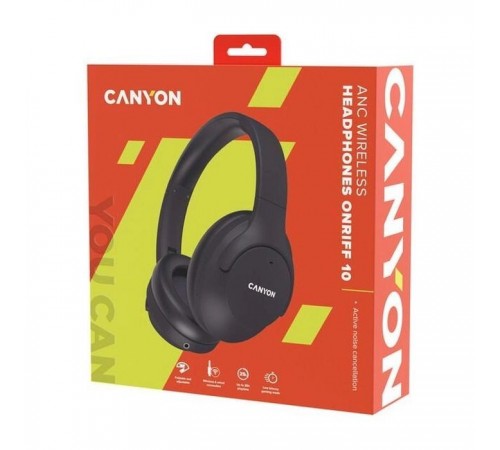 Наушники Canyon OnRiff 10 ANC Bluetooth Black (CNS-CBTHS10BK) Наушники Canyon OnRiff 10 ANC Bluetooth Black (CNS-CBTHS10BK)