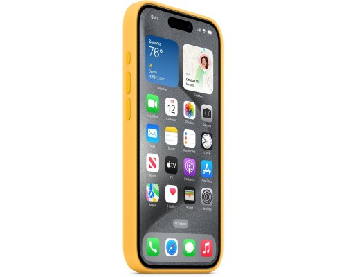 Чехол для мобильного телефона Apple iPhone 15 Pro Silicone Case with MagSafe - Sunshine, Model A3125 (MWNK3ZM/A)