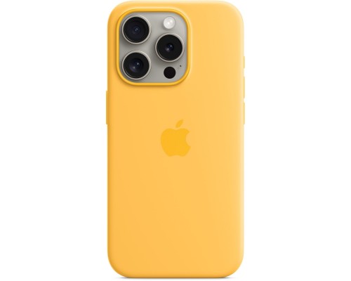 Чехол для мобильного телефона Apple iPhone 15 Pro Silicone Case with MagSafe - Sunshine, Model A3125 (MWNK3ZM/A)