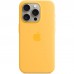 Чехол для мобильного телефона Apple iPhone 15 Pro Silicone Case with MagSafe - Sunshine, Model A3125 (MWNK3ZM/A)