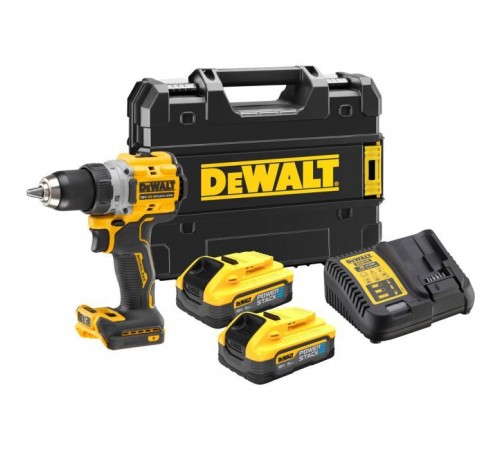 Шуруповерт DeWALT XR Li-Ion PowerStack 18 В, 2x5Ah, 90 Нм, 0-650/0-2000 об/хв, TSTAK (DCD800H2T) Шуруповерт DeWALT XR Li-Ion PowerStack 18 В, 2x5Ah, 90 Нм, 0-650/0-2000 об/хв, TSTAK (DCD800H2T)