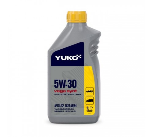 Моторное масло Yuko VEGA SYNT 5W-30 1л (4823110402290) Моторное масло Yuko VEGA SYNT 5W-30 1л (4823110402290)