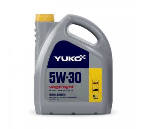 Моторна олива Yuko VEGA SYNT 5W-30 4л (4823110401460) Моторна олива Yuko VEGA SYNT 5W-30 4л (4823110401460)