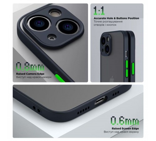 Чохол до мобільного телефона Armorstandart Frosted Matte Tecno Spark 20 Pro (KJ6) Navy Blue (ARM74397)