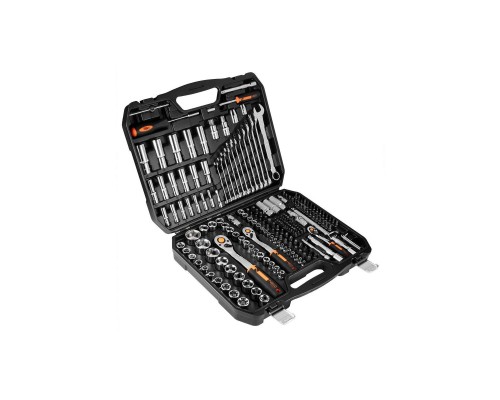Набір інструментів Neo Tools 219шт, 1/2", 1/4", 3/8", CrV, кейс (10-076) Набір інструментів Neo Tools 219шт, 1/2", 1/4", 3/8", CrV, кейс (10-076)