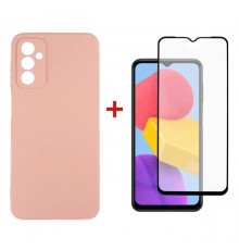 Чохол до мобільного телефона Dengos Samsung Galaxy M13 Case + Glass (Pink) (DG-KM-72)