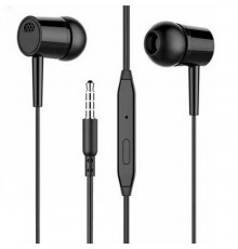 Наушники Denmen HF DR02 3.5mm 1.2м Black (DE-DR02-BK)
