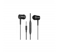 Наушники Denmen HF DR02 3.5mm 1.2м Black (DE-DR02-BK)