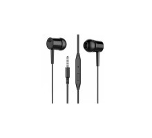 Наушники Denmen HF DR02 3.5mm 1.2м Black (DE-DR02-BK)
