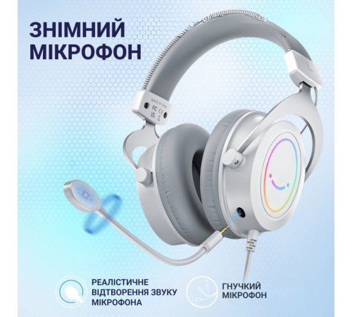 Наушники Fifine H3 RGB White (H3W) Наушники Fifine H3 RGB White (H3W)