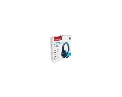 Наушники Promate Coddy Aqua (coddy.aqua) Наушники Promate Coddy Aqua (coddy.aqua)