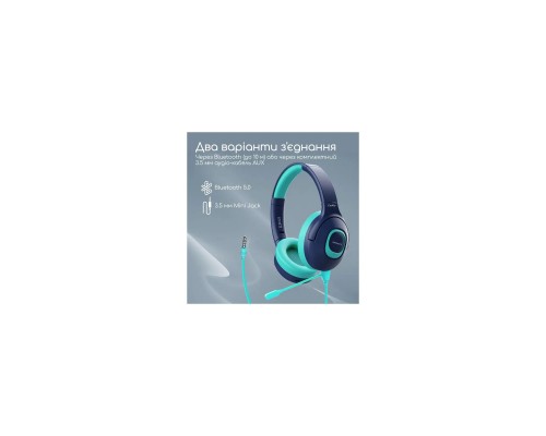 Наушники Promate Coddy Aqua (coddy.aqua) Наушники Promate Coddy Aqua (coddy.aqua)