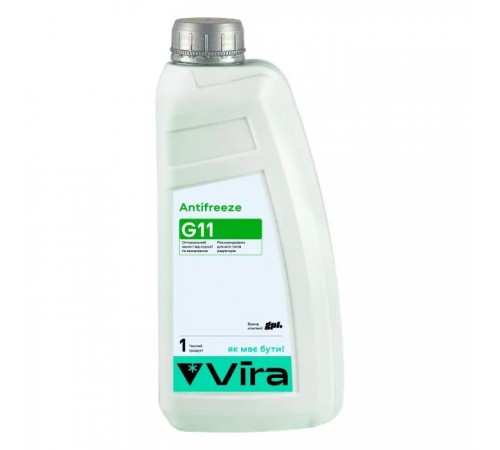 Антифриз VIRA -40 °C G11 зелена 1 кг (VI0030) Антифриз VIRA -40 °C G11 зелена 1 кг (VI0030)