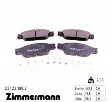 Гальмівні колодки ZIMMERMANN 23423.180.2