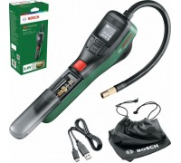 Автомобильный компрессор Bosch EasyPump, 3.6V, 3Ah, 10.3 бар, 10 л/мин, 0.4 кг (0.603.947.000)