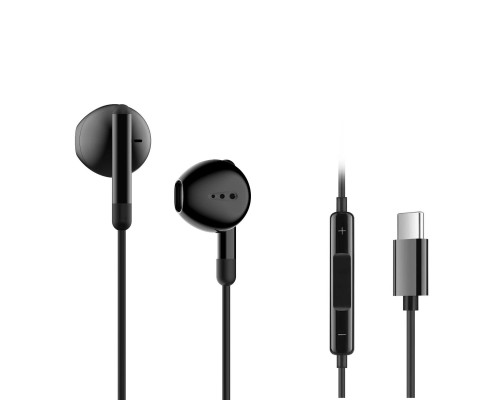 Навушники Ergo VM-730 Type-C Earphones Black (VM-730K) Навушники Ergo VM-730 Type-C Earphones Black (VM-730K)