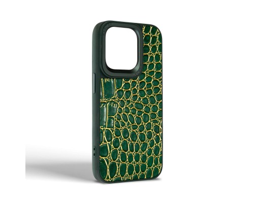 Чехол для мобильного телефона Harder Crocosaur Apple iPhone 14 Pro Green (ARM76720)